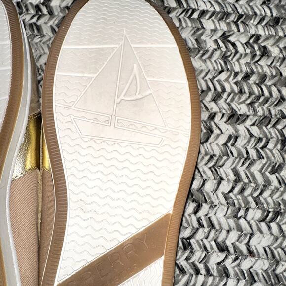 Sperry Women's Size 9 Brown Top Sider Leopard Cheetah Print Slip on Boat Shoes - Picture 8 of 10